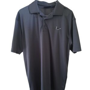 Blue Generation Men's Dark Gray Short Sleeve Polo
